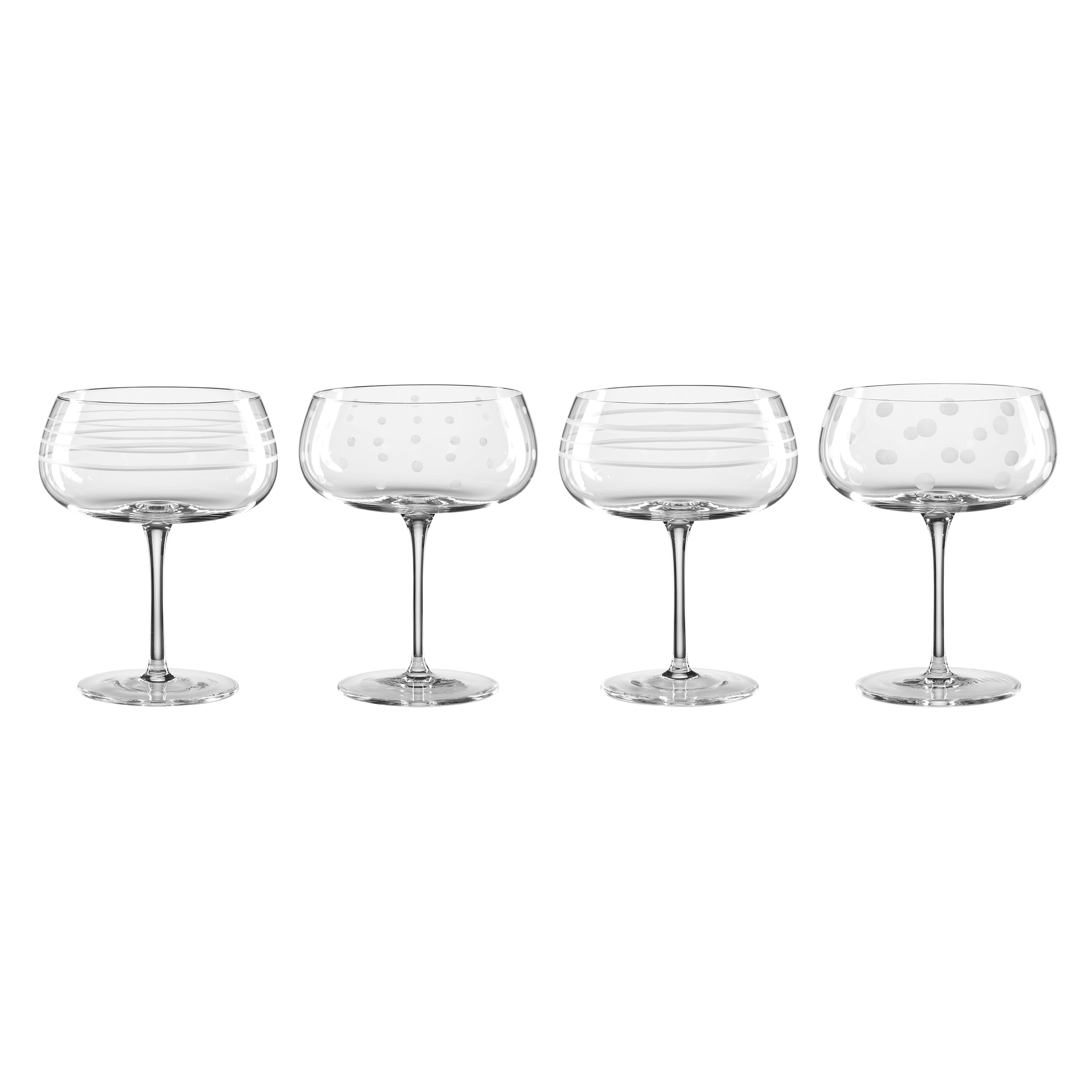 Mingle Cocktail Glasses, Set Of 4