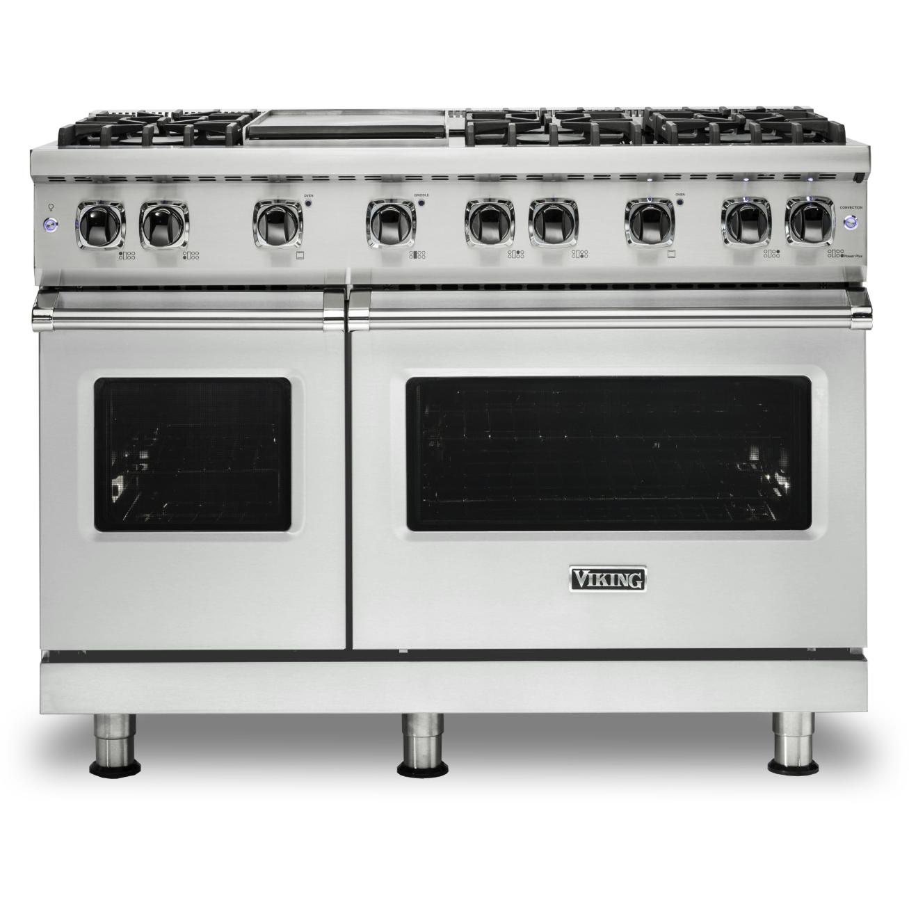 Viking 48-inch Freestanding Gas Range with VariSimmer VGR548-6GFW