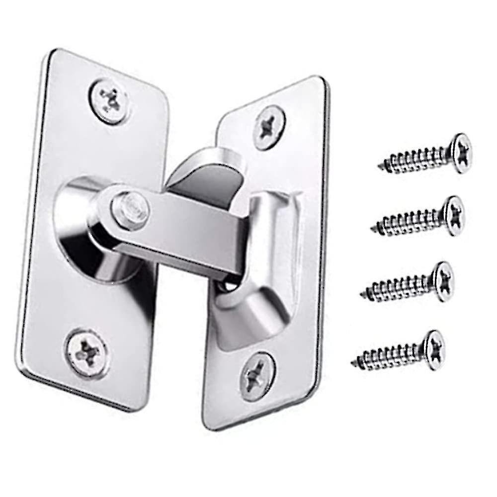 Door Hasp Latch Small 90 Degree Right Angle Buckle Hook Lock Bolt Stainless Steel Lock Sliding Flip