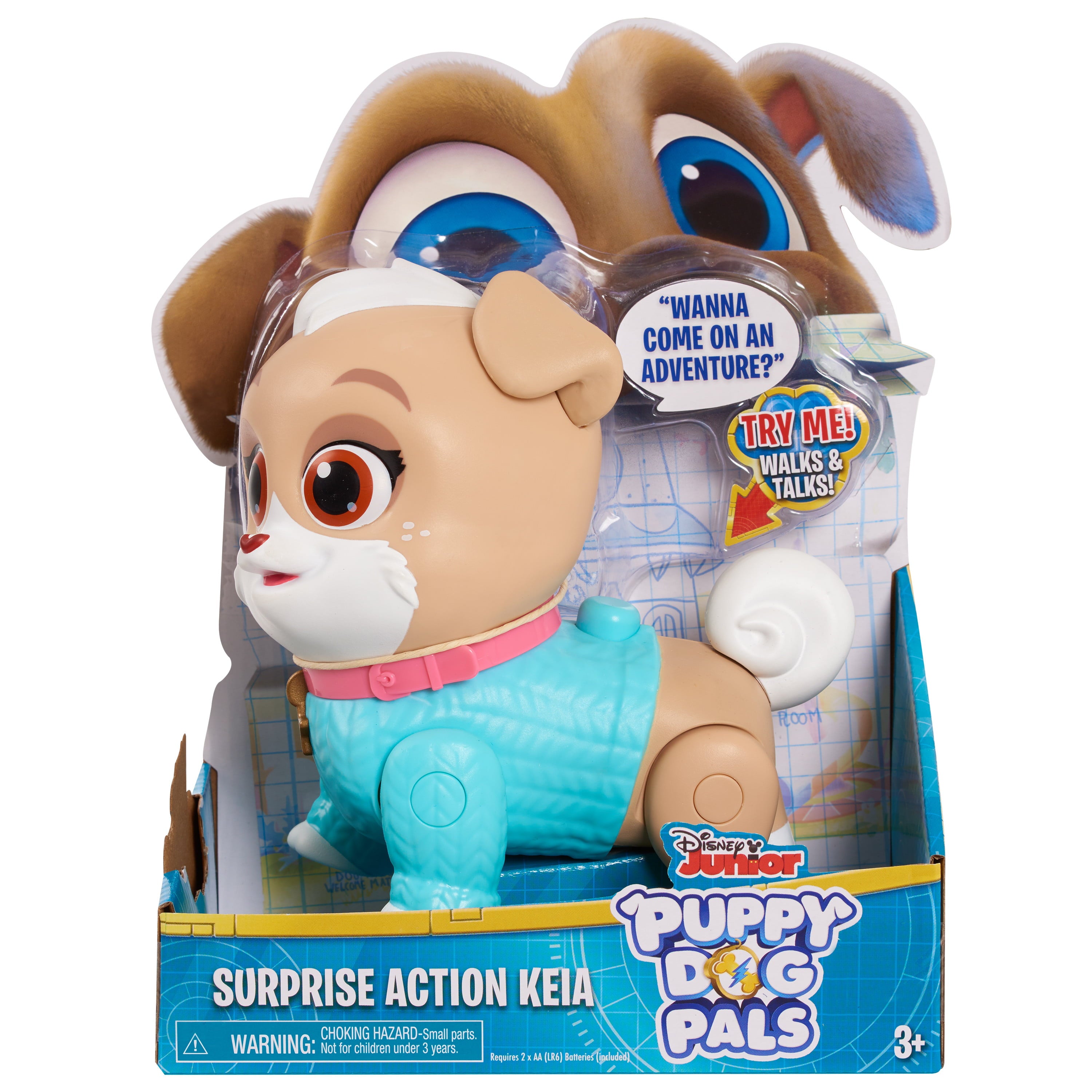 Puppy Dog Pals Surprise Action Figure，  Keia， Officially Licensed Kids Toys for Ages 3 Up， Gifts and Presents