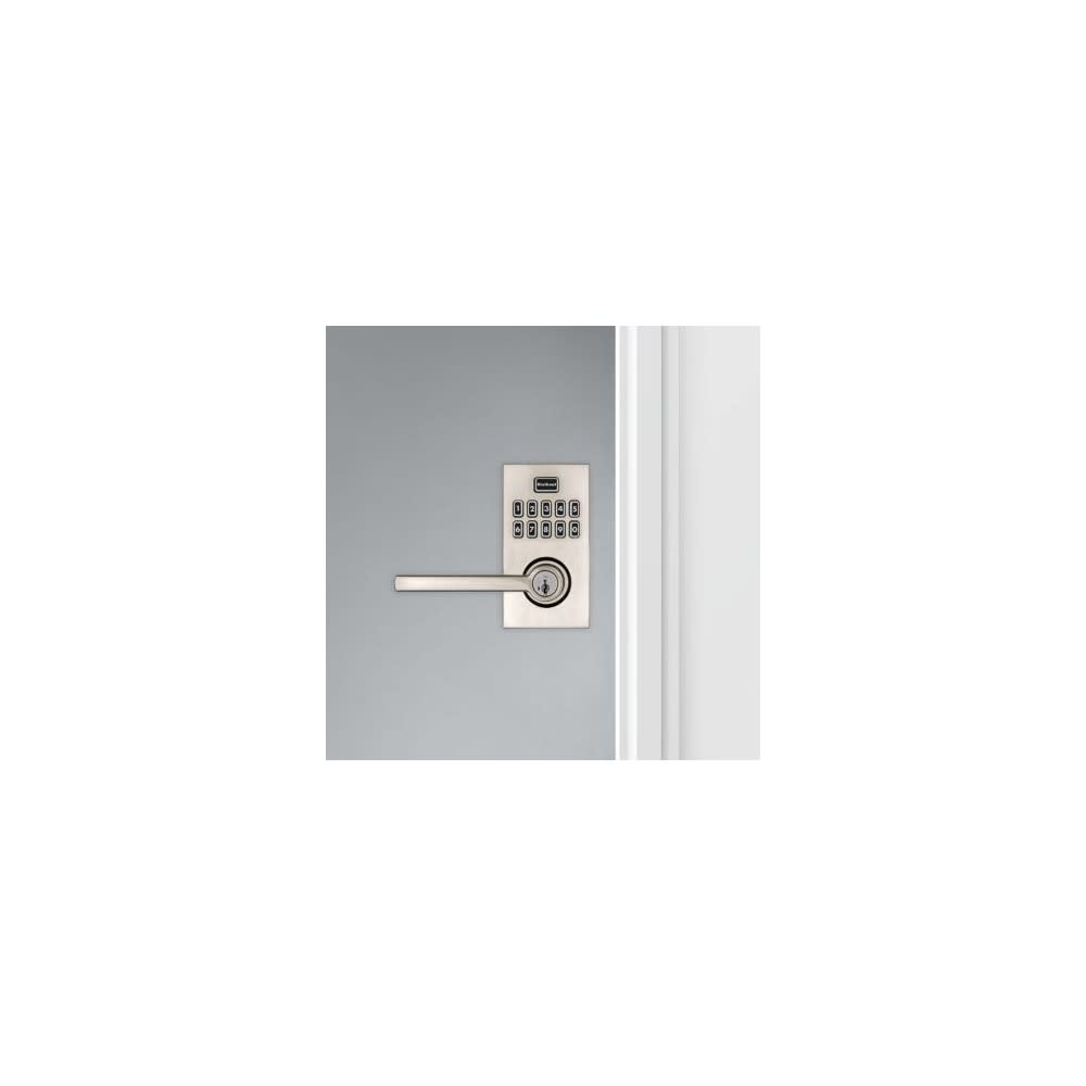 Kwikset SmartKey Halifax Door Lever SmartCode 917 Satin Nickel ;