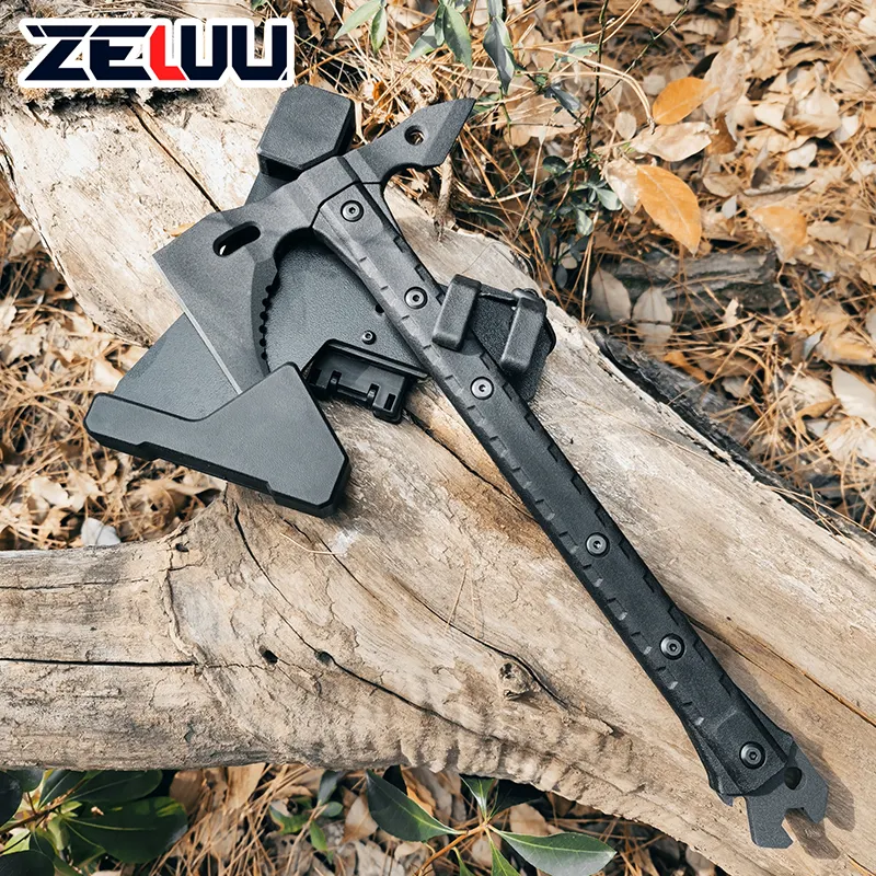 New Arrival Tactical Tomahawk Straight Axe Special Design Outdoor Self defense Survival Tools Multi Function Hiking Camping Axe