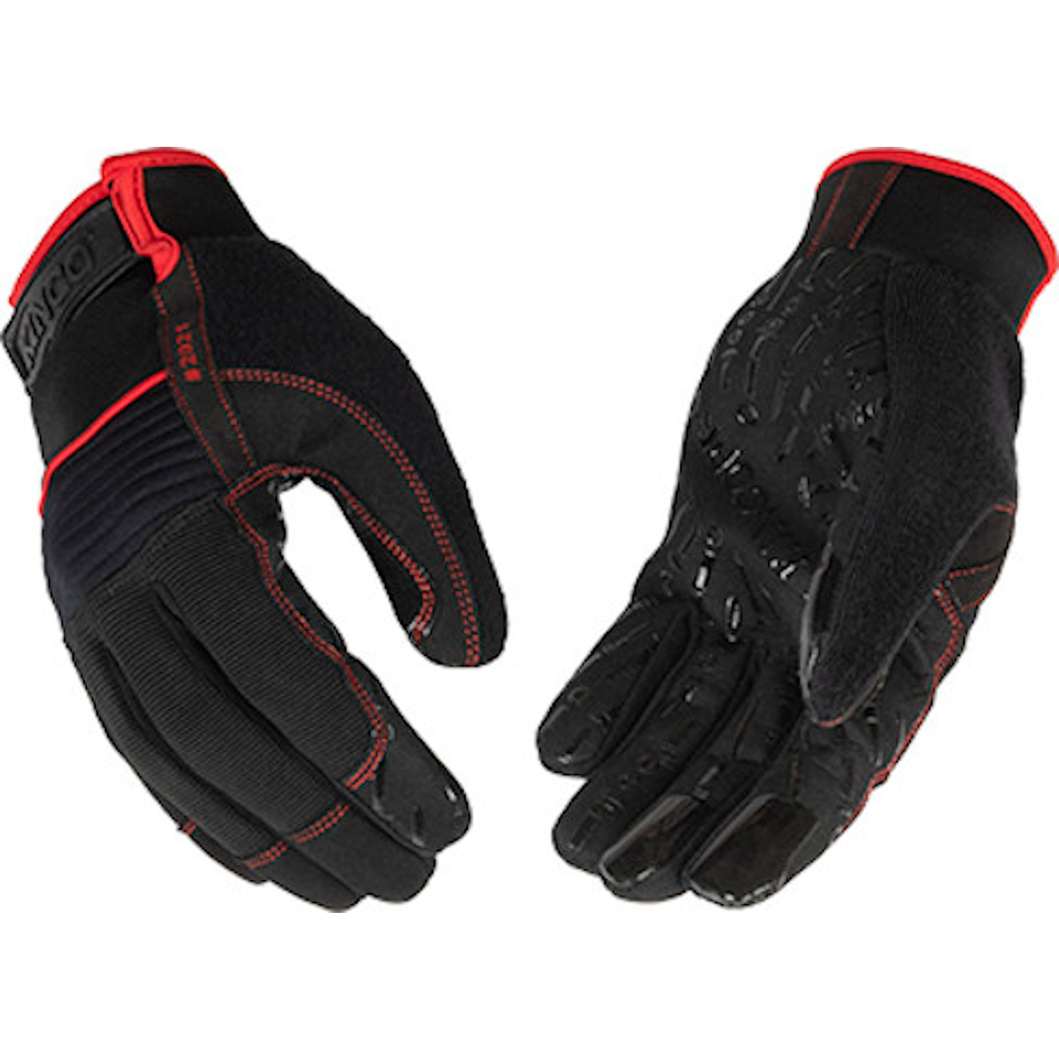 Kinco Handler Men\u0027s Indoor/Outdoor Pull-Strap Work Gloves Black L 1 pair