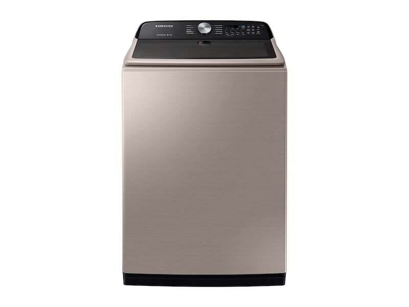 Samsung WA50T5300AC 5.0 Cu. Ft. Top Load Washer With Active Waterjet In Champagne