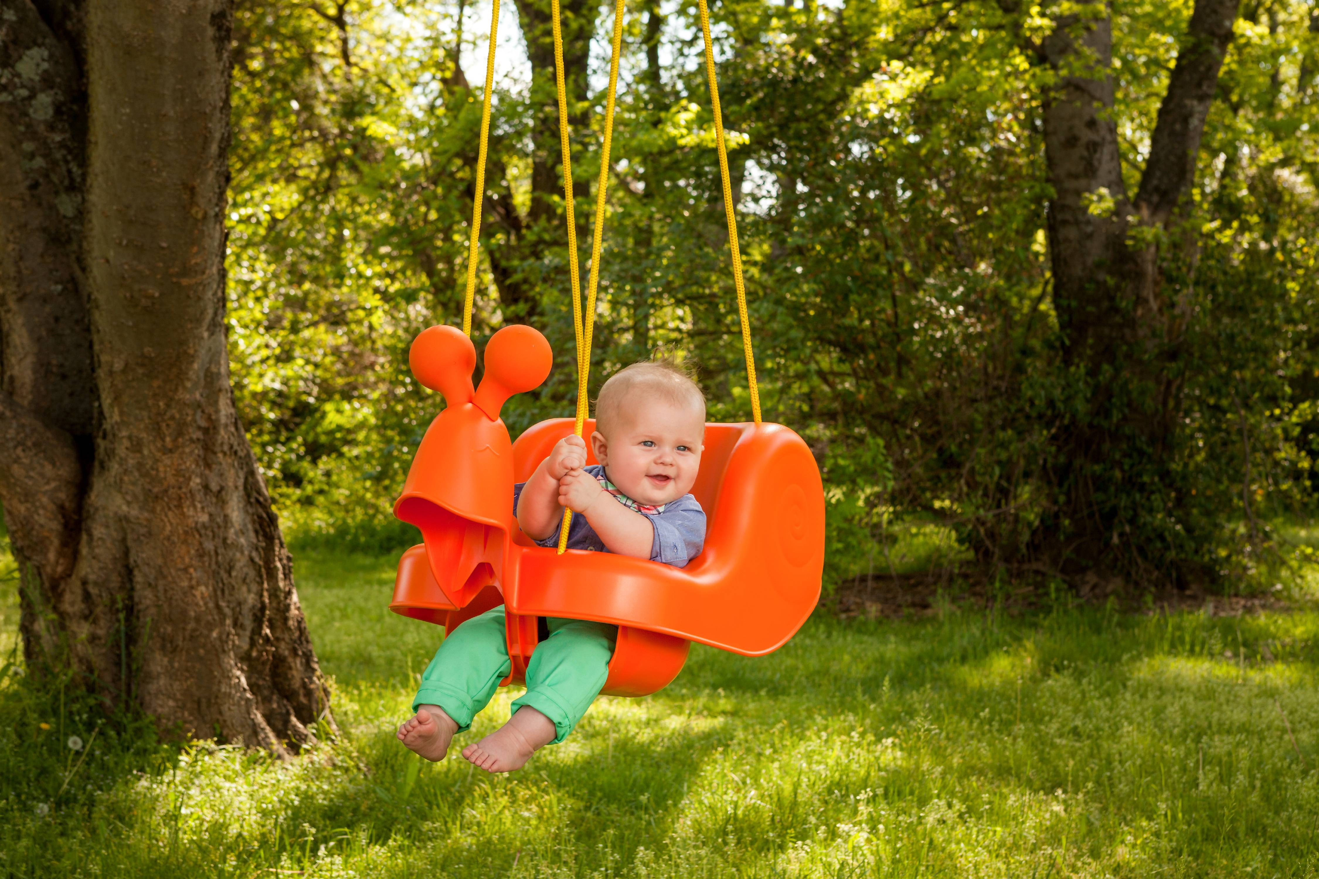 Creative Cedar Designs Snail Baby and Toddler Swing