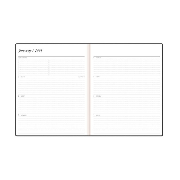 Weekly monthly Bookbound Black