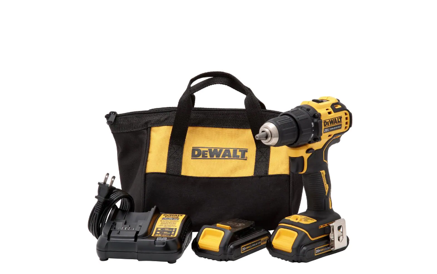 DEWALT DCD708C2 ATOMIC 20-Volt MAX Cordless Brushless Compact 1/2 in Drill/Driver