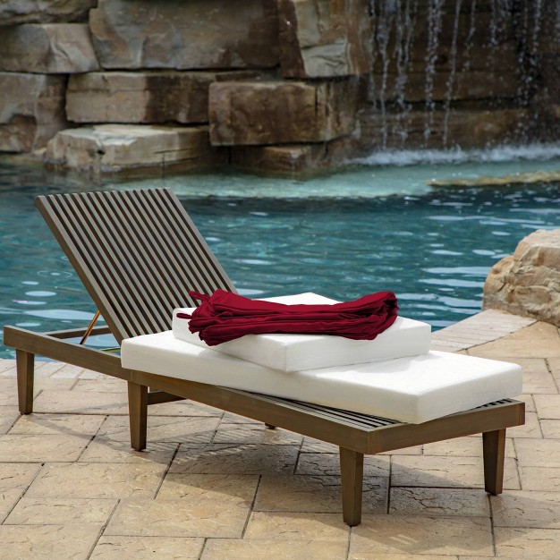 Profoam Evertru Acrylic Outdoor Chaise Lounge Cushion