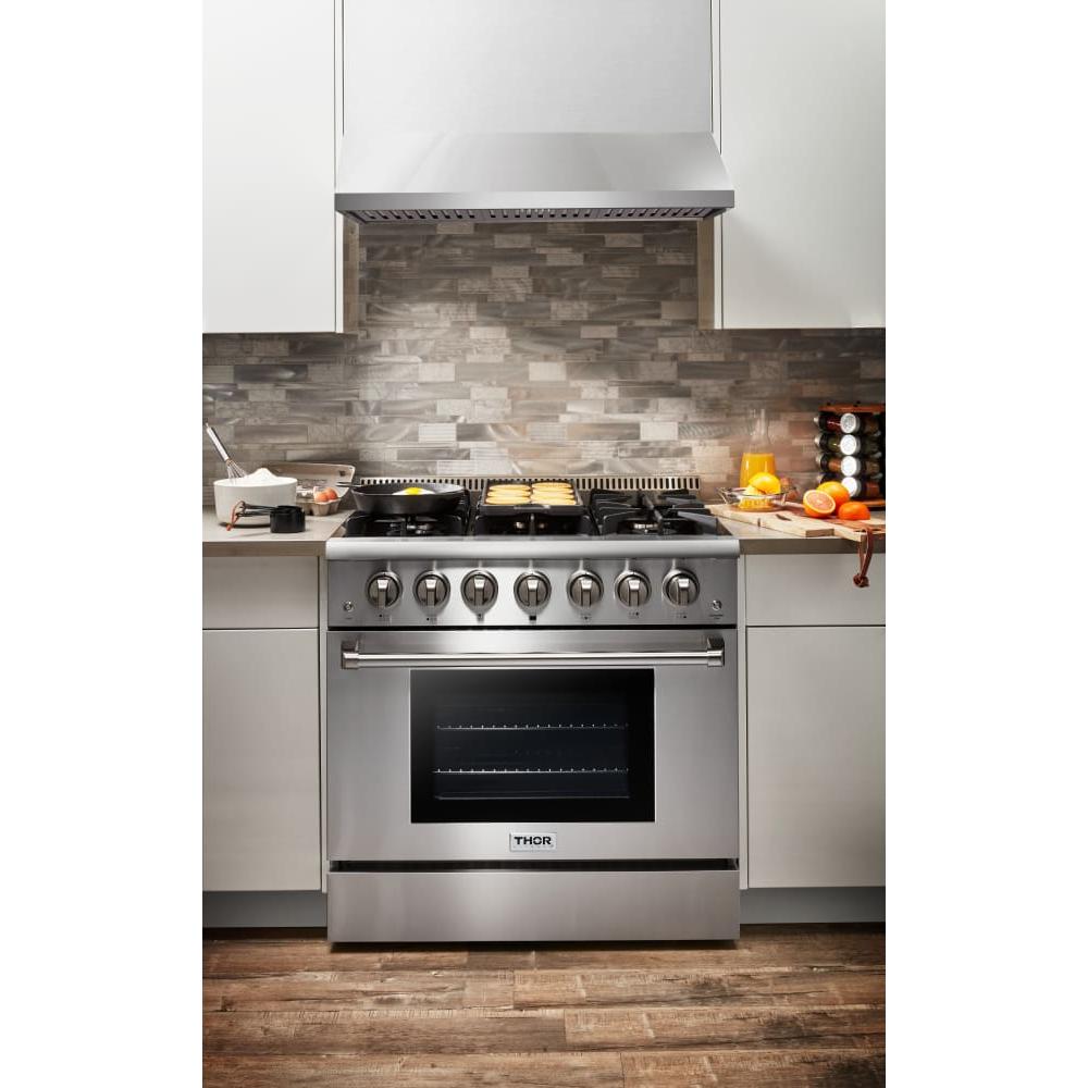 Thor Kitchen 36-inch Under Cabinet Range Hood with LED Lighting TRH3605