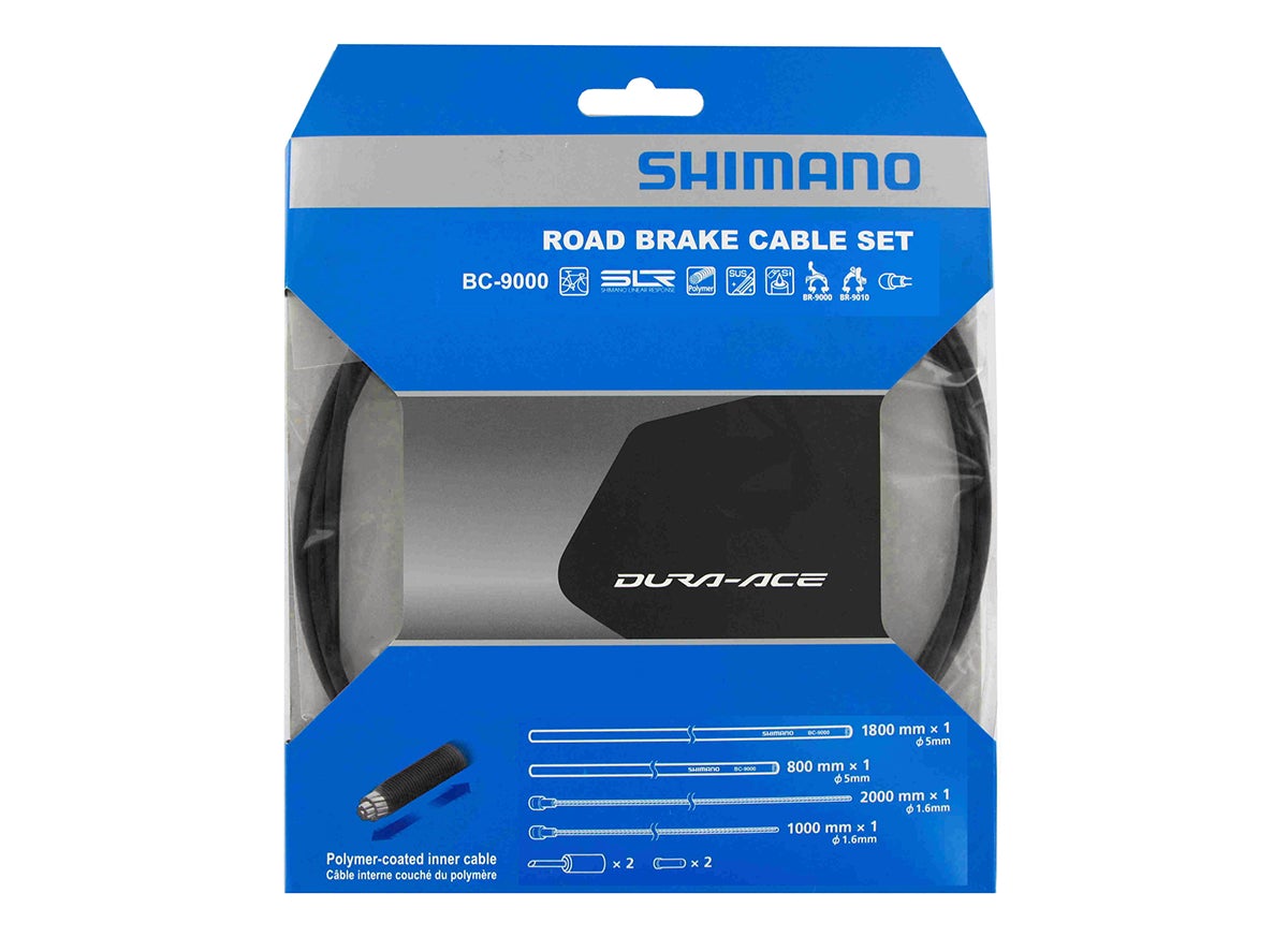 Shimano Dura-Ace 9000 Road Polymer Brake Cable Set - Black