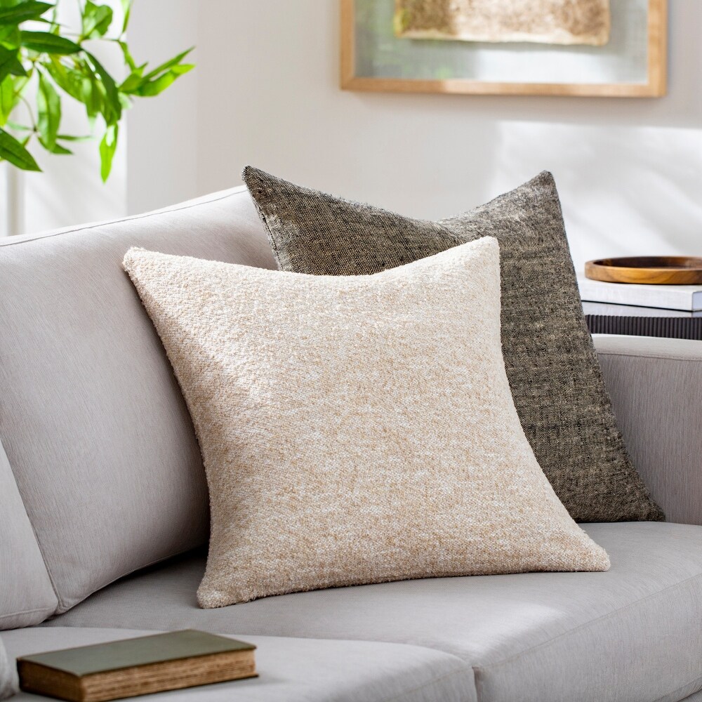 Keely Modern   Contemporary Solid Color Accent Pillow