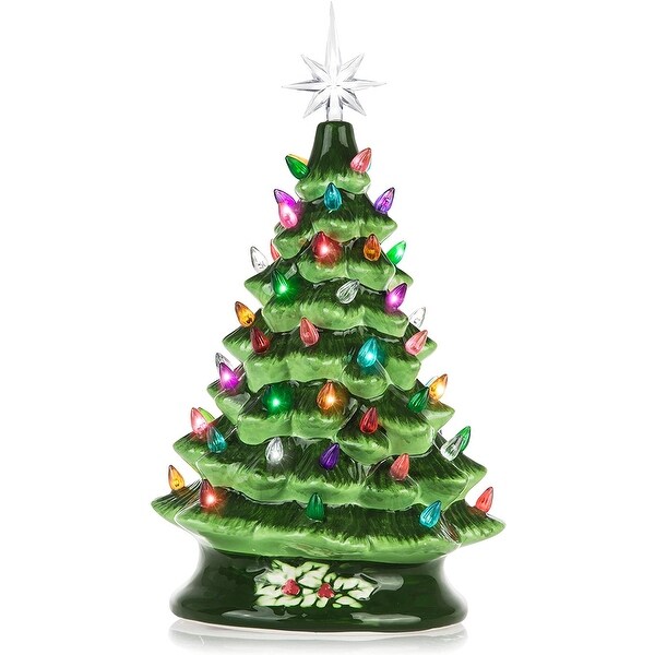 RJ Legend Cordless Hand Painted Ceramic Tree (9 Inch/ 15 Inch)