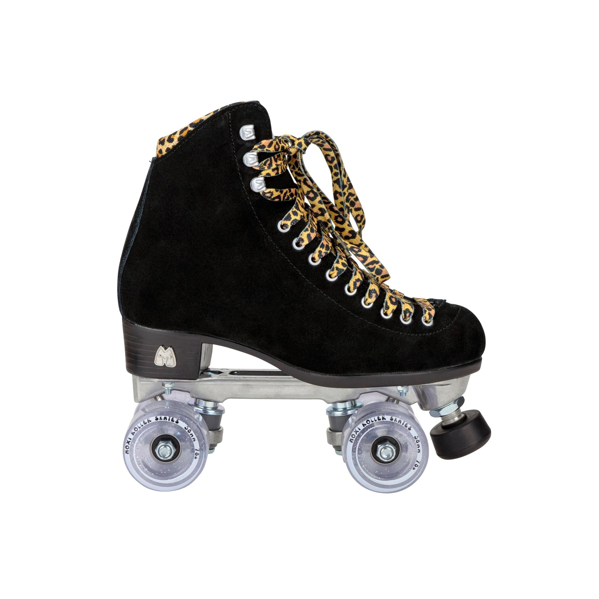 Riedell Quad Roller Skates - Panther Black Suede