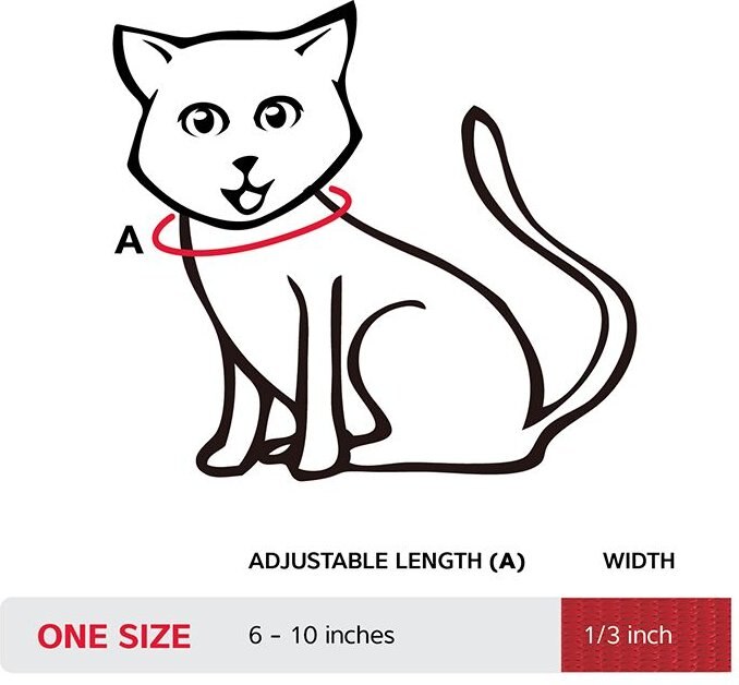 Red Dingo Nylon Breakaway Kitten Collar