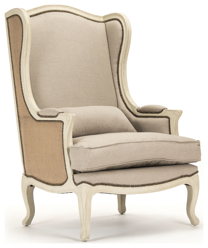 Leon Chair   French Country   Armchairs And Accent Chairs   by HedgeApple  Houzz