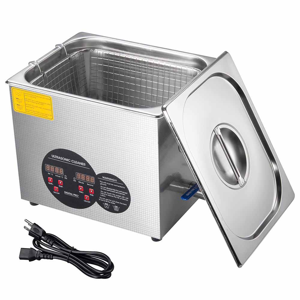 Yescom 10L Stainless Steel Digital Ultrasonic Cleaner Machine