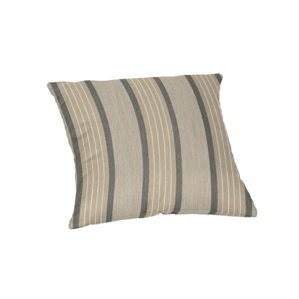 18 inch square Striped Sunbrella Throw Pillow in 20 fabric choices