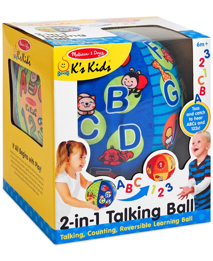 Melissa and Doug Melissa and Doug Ks Kids 2-in-1 Talking Ball Educational Toy- ABCs