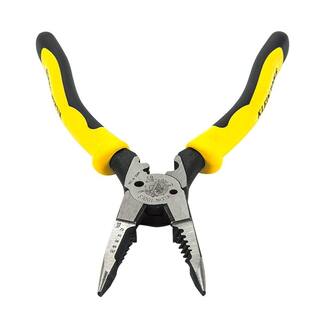 Klein Tools 8-38 in. All-Purpose Pliers with Crimper J2078CR