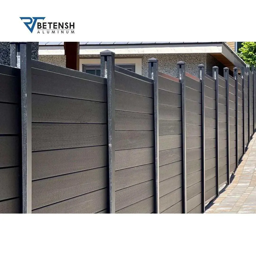 Manufacturer Supply Full Privacy Fence Panels Modern Design Easy To Install Metal Fencing