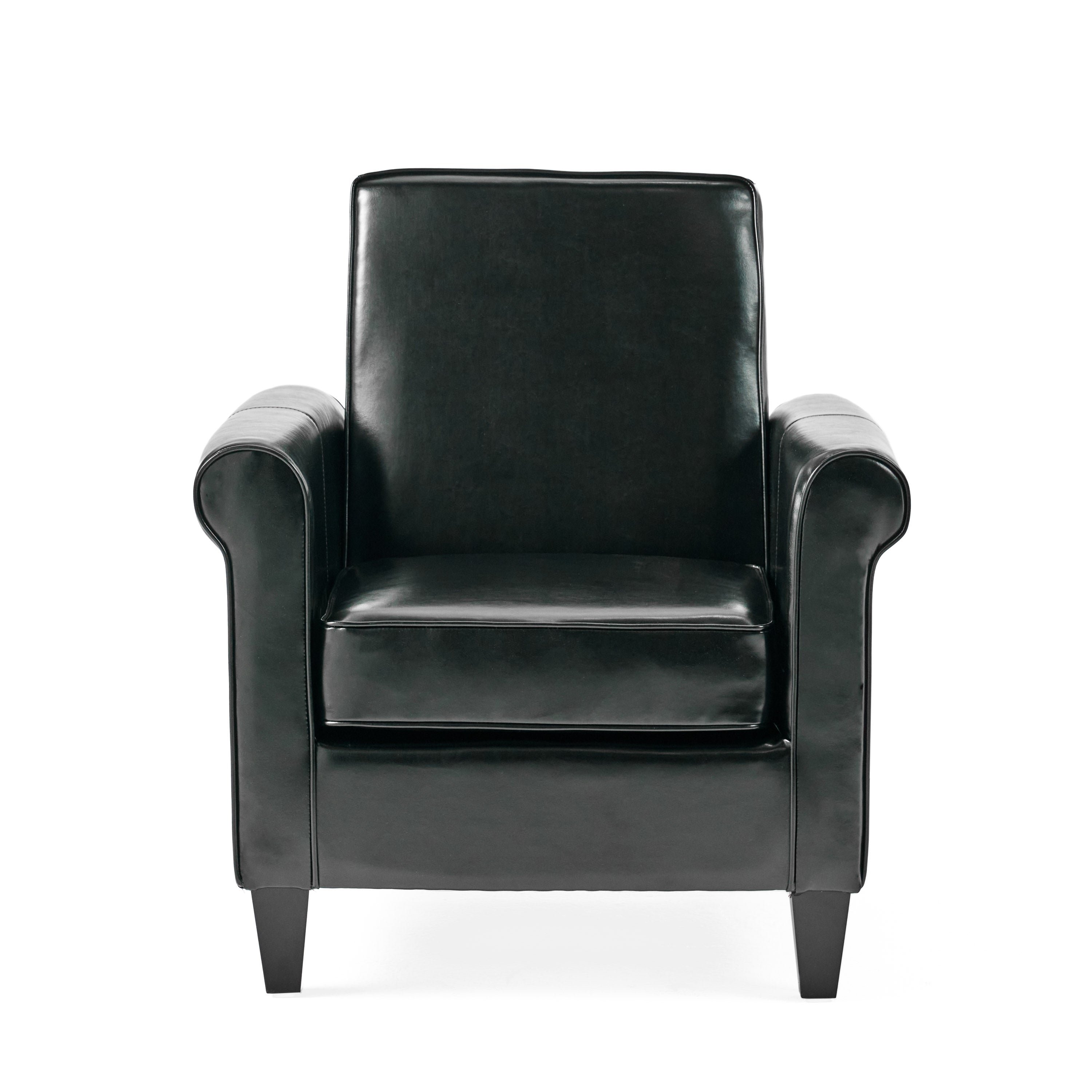 Larkspur Leather Club Chair