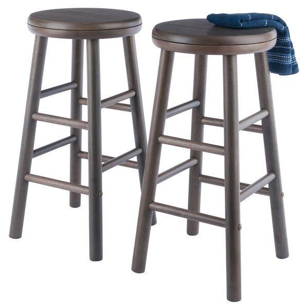 Shelby 2-Pc Swivel Seat Counter Stool Set - 12.99 x 12.99 x 25.31 inches