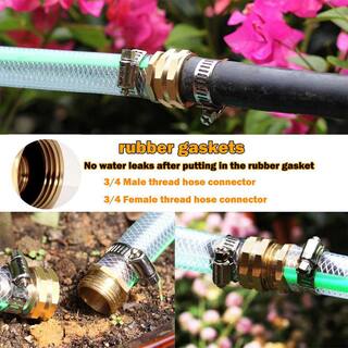Dyiom Fit for 34 in. Garden Hose Repair Connectorg (3-Set) B08GCBZ3NK