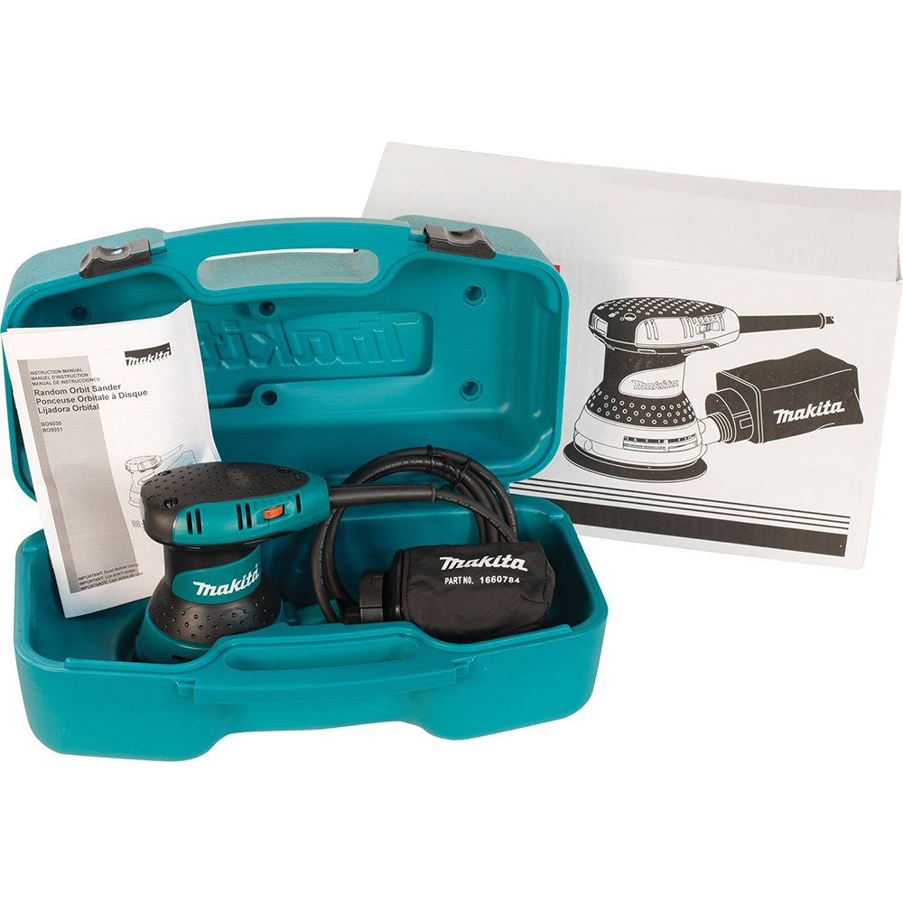 Makita BO5031K Random Orbit Sander Variable Speed w