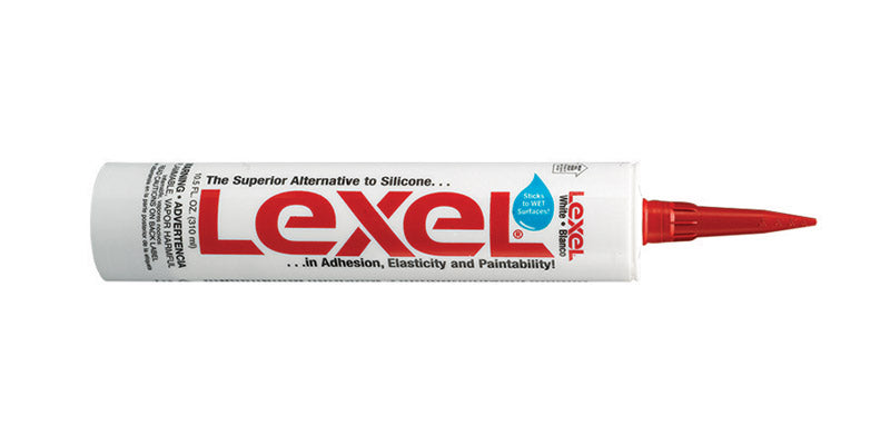 CAULK LEXEL WHITE 10.5OZ