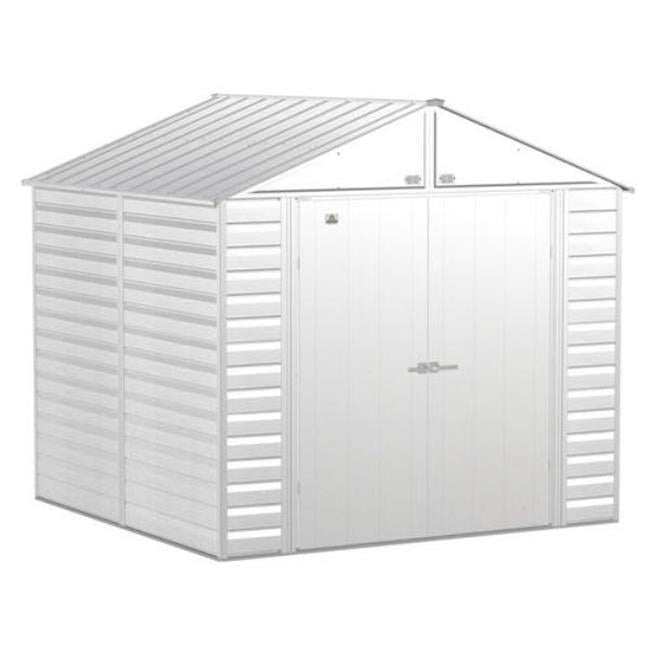 Arrow SCG88FG 8 x 8 ft. Arrow Select Steel Storage Shed&#44; Flute Grey