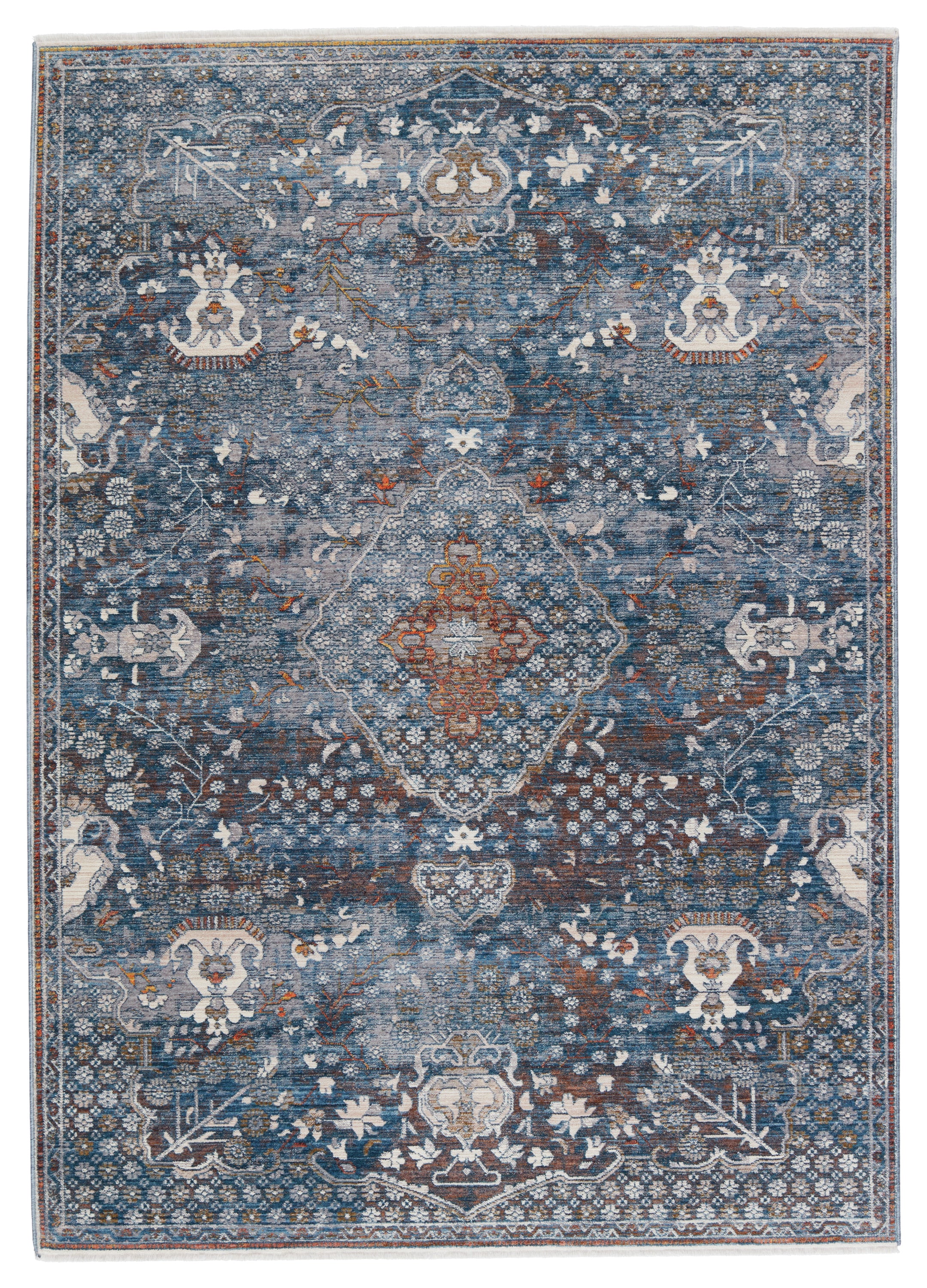 Terra Harkin Blue & Gray Rug