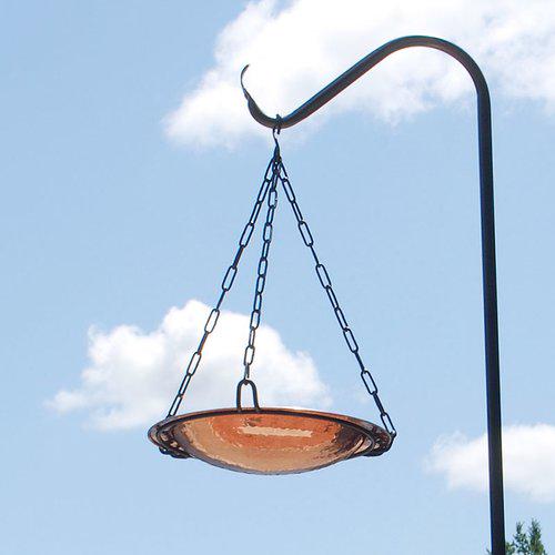 Achla Designs Crackled Glass Hanging Bird Bath