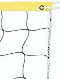 Champion Sports 2.0 mm Volleyball Net， Yellow