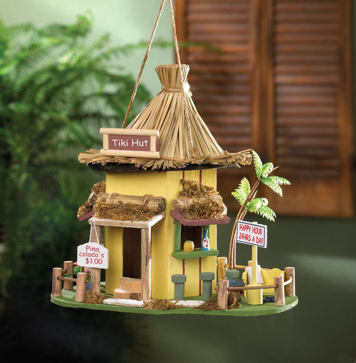 Zingz and Thingz Tiki Hut Bird House