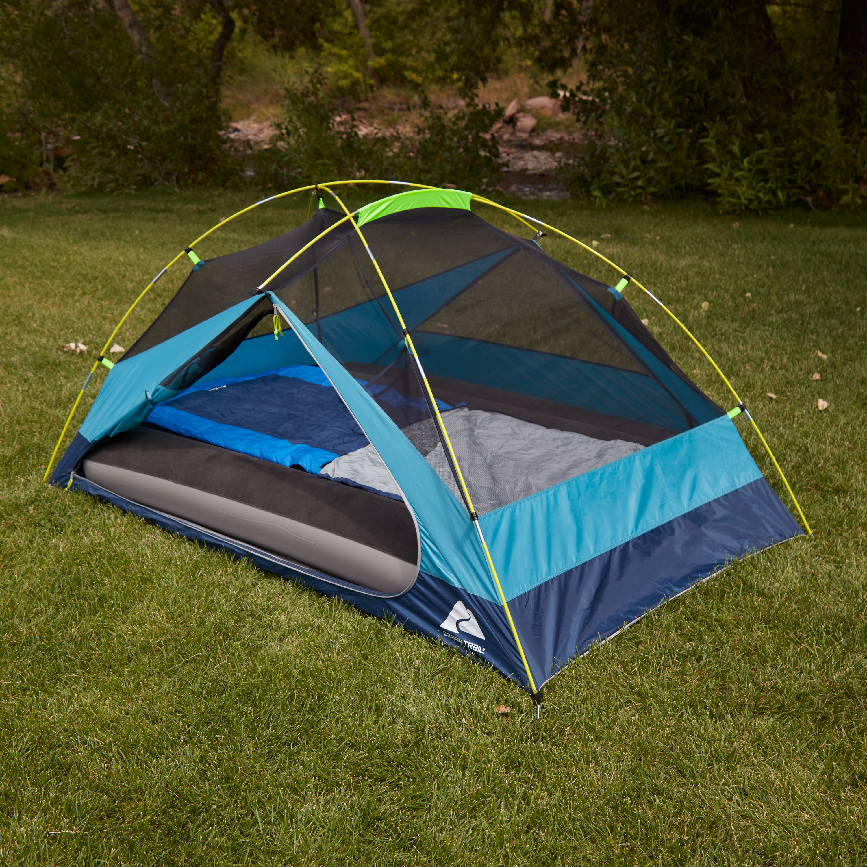 Ozark Trail 2-Person Backpacking Tent， Made with Recycled Polyester Fabric