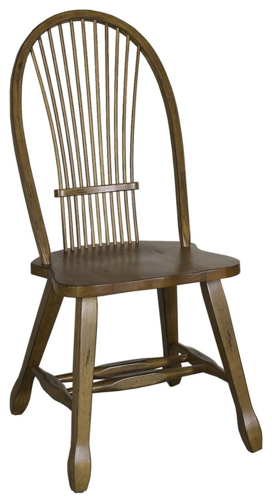 Liberty Furniture Treasures Sheaf Back Side Chair in Oak   Set of 2   Transitional   Dining Chairs   by Unlimited Furniture Group  Houzz