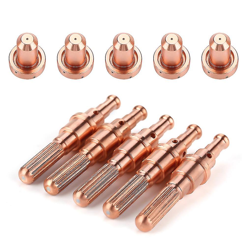 5pcs 9-8215 Electrode 5 pcs 9-8210 Nozzle Tips for Thermal Dynamics SL60/100 Plasma Torch