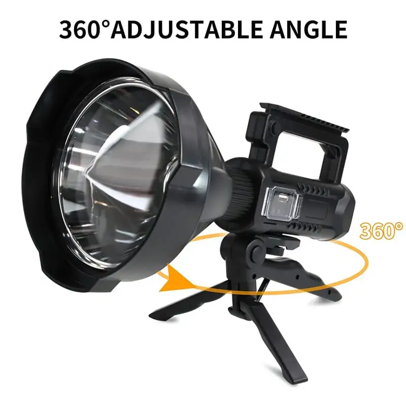 ⏰  Promotion 49% OFF - Rechargeable Handheld Spotlight Flashlight 90000 High Lumens