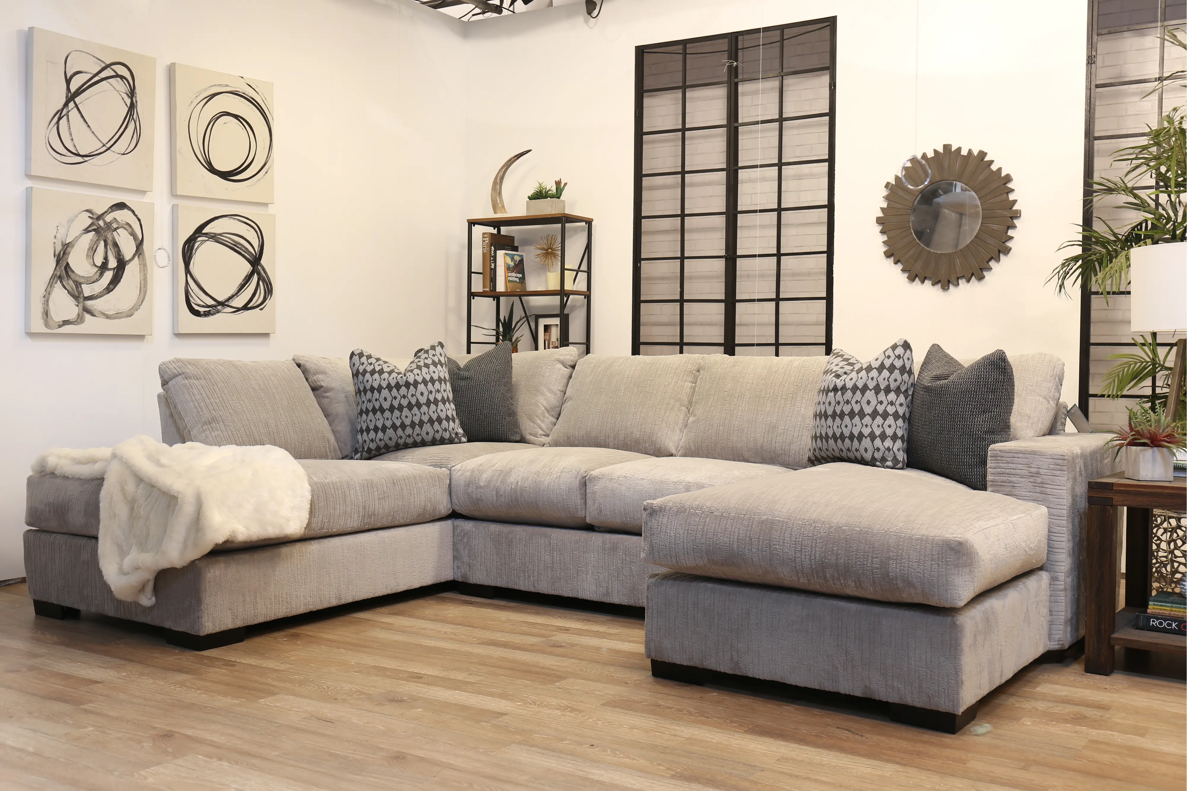 Trevi Gray 3 Piece Sectional