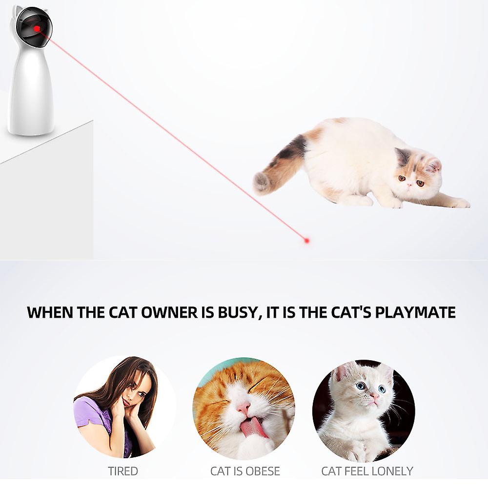 1 Cat Interactive Toy 1 Charging Cable 1 User Manual White