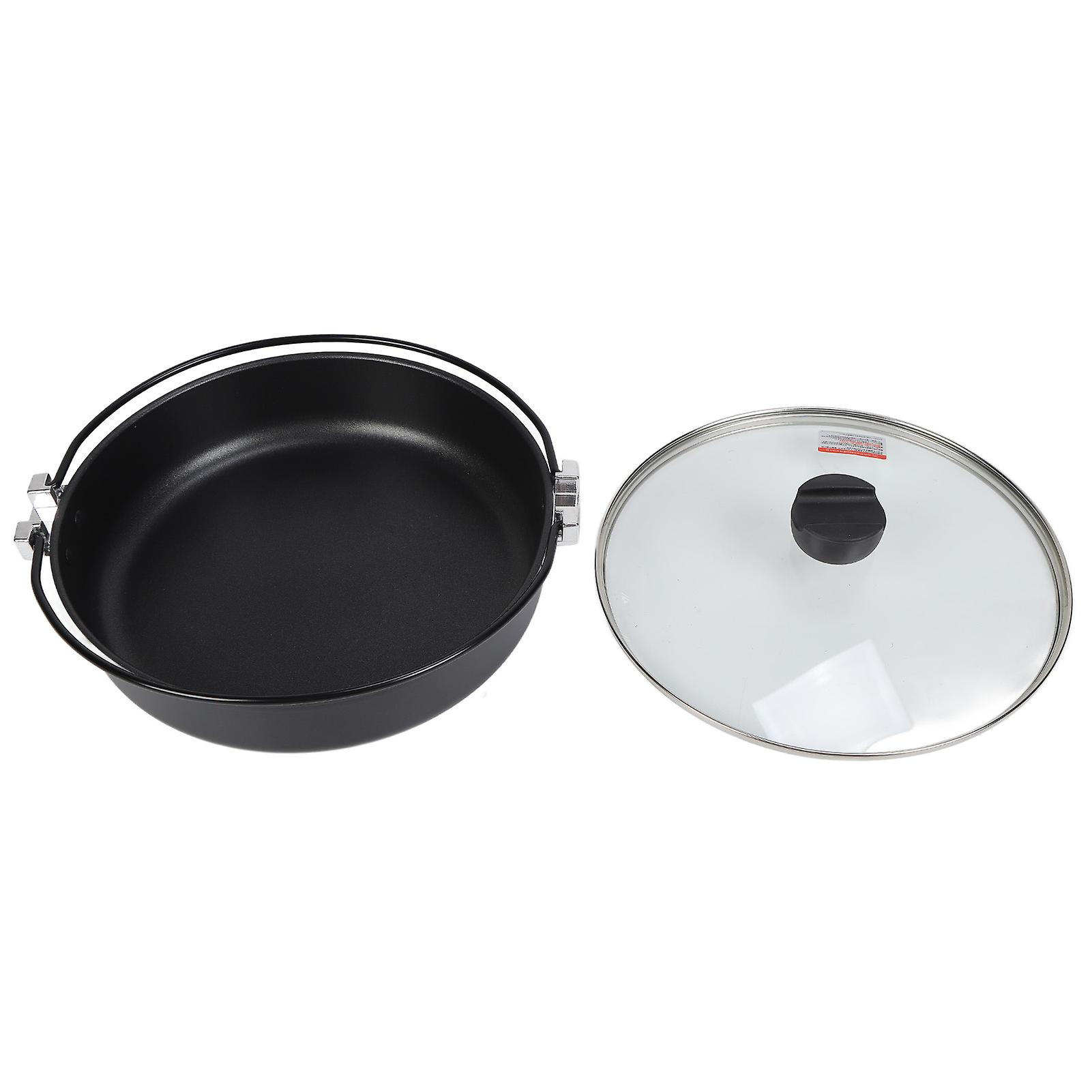 26.9cm Japanese Hot Pot Aluminium Alloy Soup Pot Saucepan Multipurpose Non Stick Cooking Pan With Lid