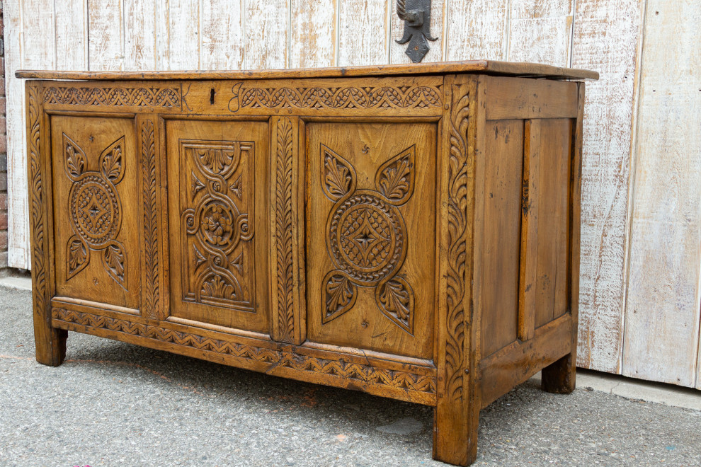 Handsome Early 19th Century English Chest   Mediterranean   Accent Chests And Cabinets   by De cor  Houzz