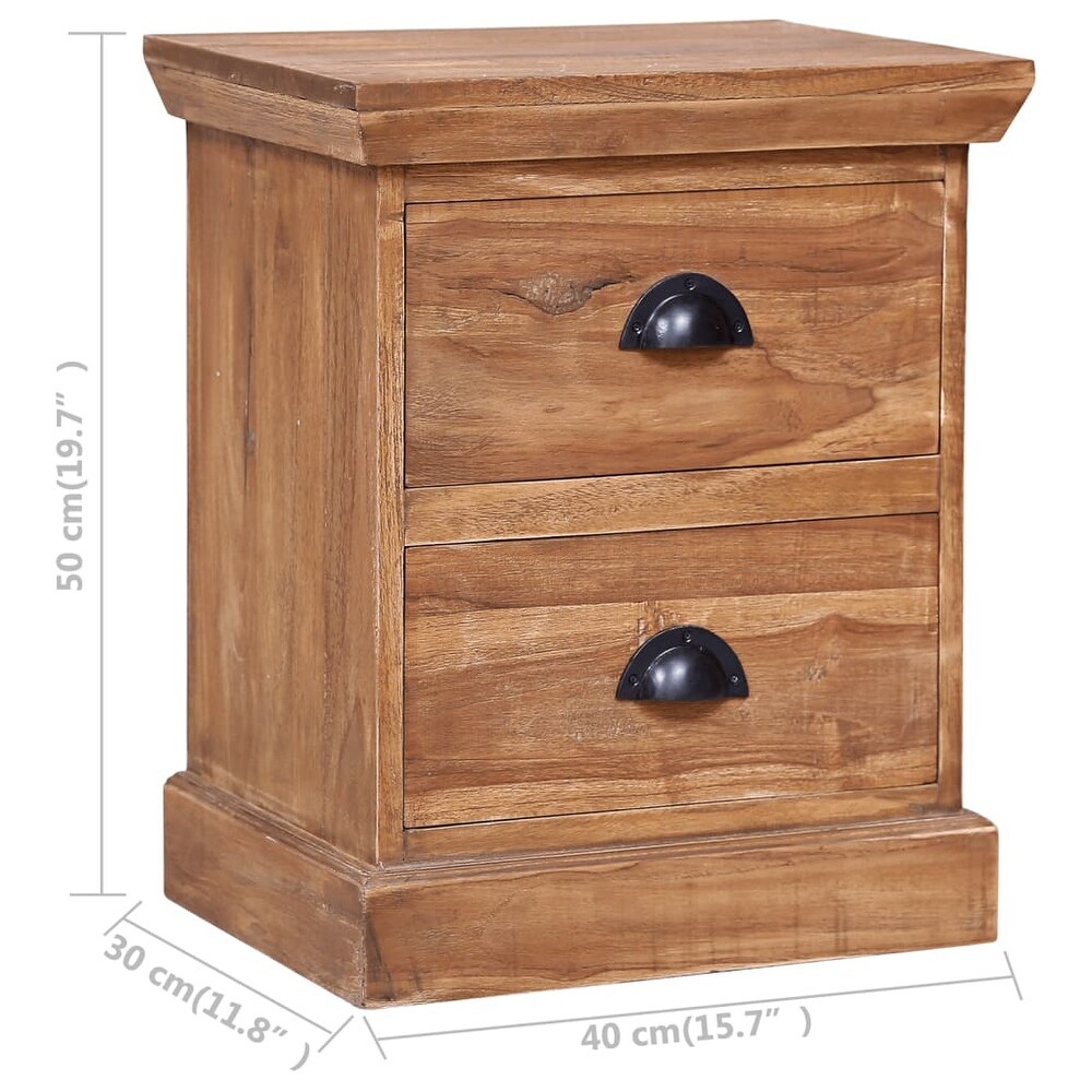 vidaXL Bedside Cabinet 15.7\