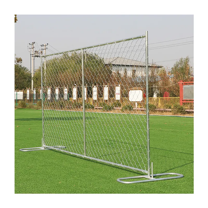 Canada Temporary Construction Fence Panels Hot Dipped Galvanized Temporary Fencing