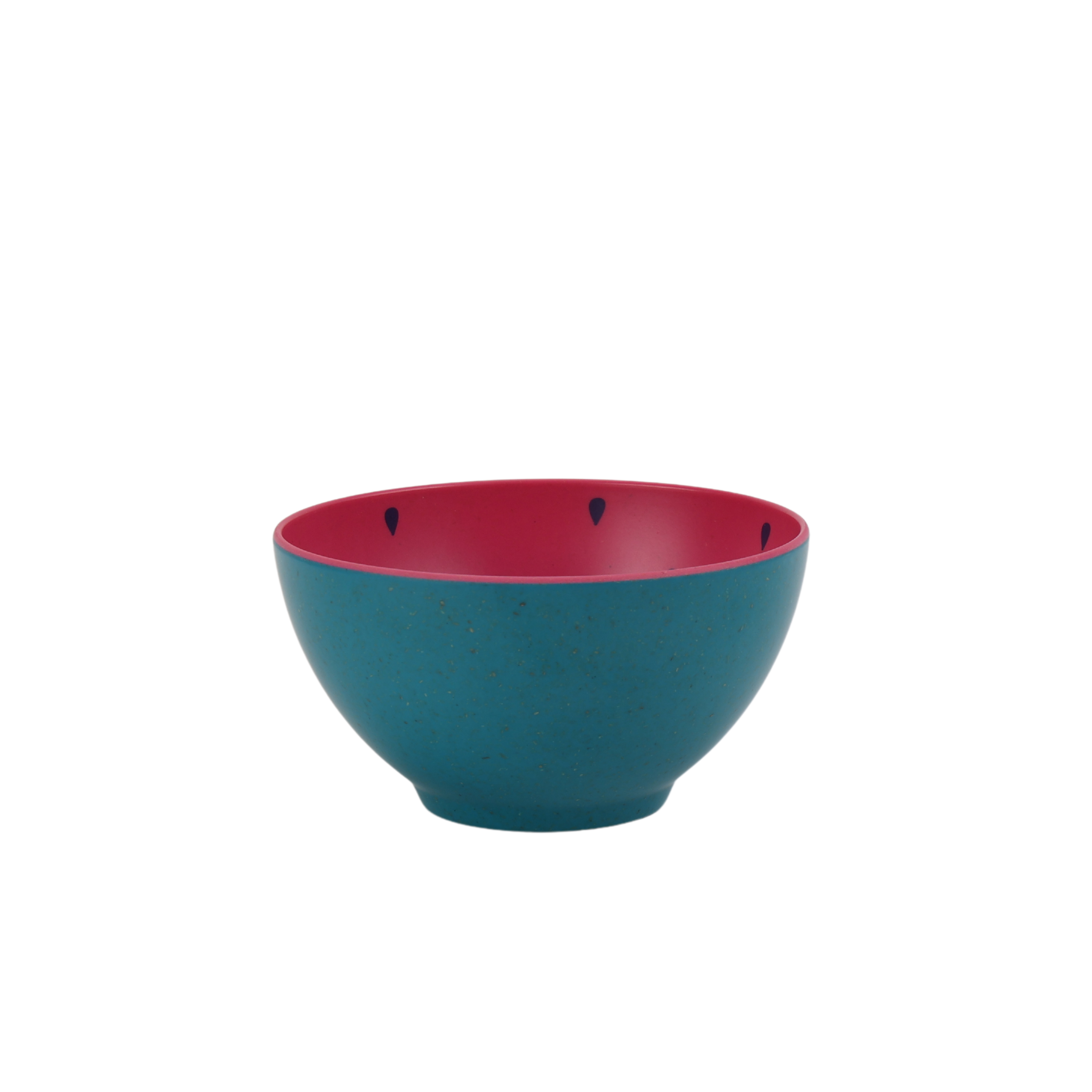 Mainstays Eco-Friendly Bamboo Melamine Condiment Serveware Bowl Set， Watermelon