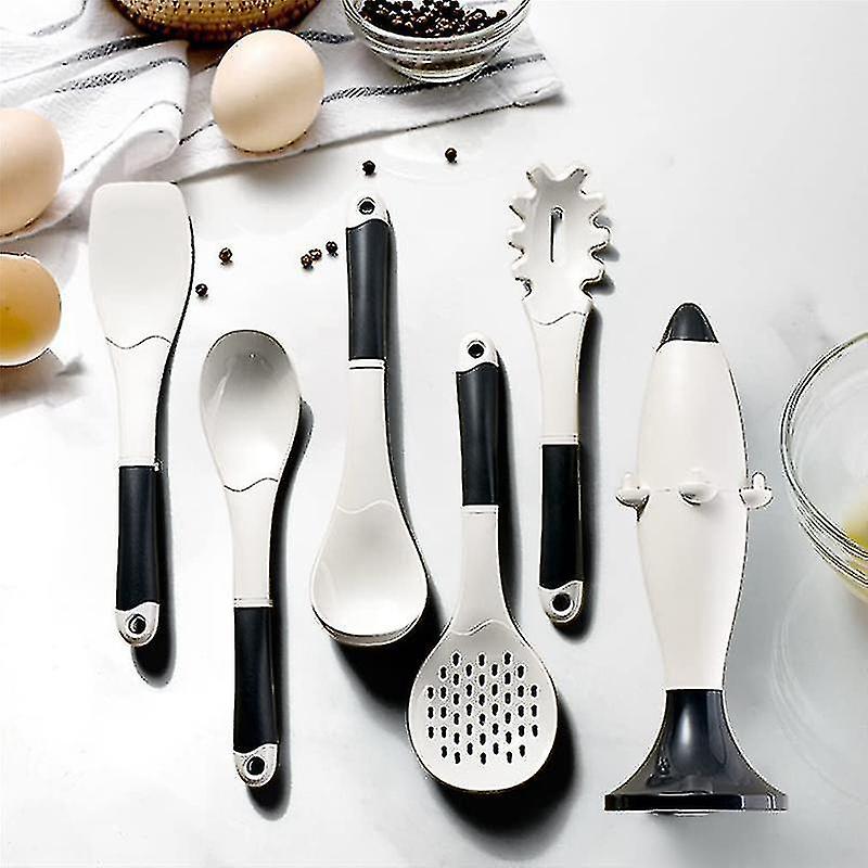 6-piece Set Silicone Spoon Non-stick Cookware For Kitchen Gadgets Accessories Cooking Utensils