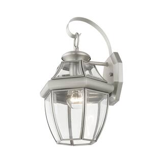 AVIANCE LIGHTING Monterey 1 Light Brushed Nickel Outdoor Wall Sconce 2151-91