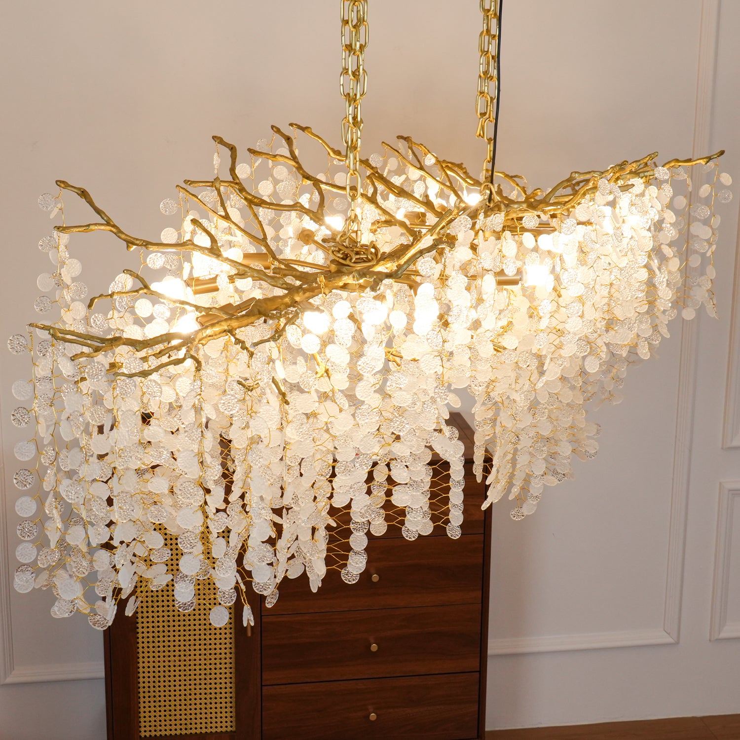 Shiro Noda Crystal Chandelier