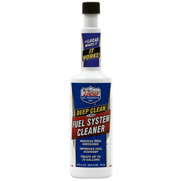 Lucas Oil 16oz Deep Clean Fuel System Cleaner