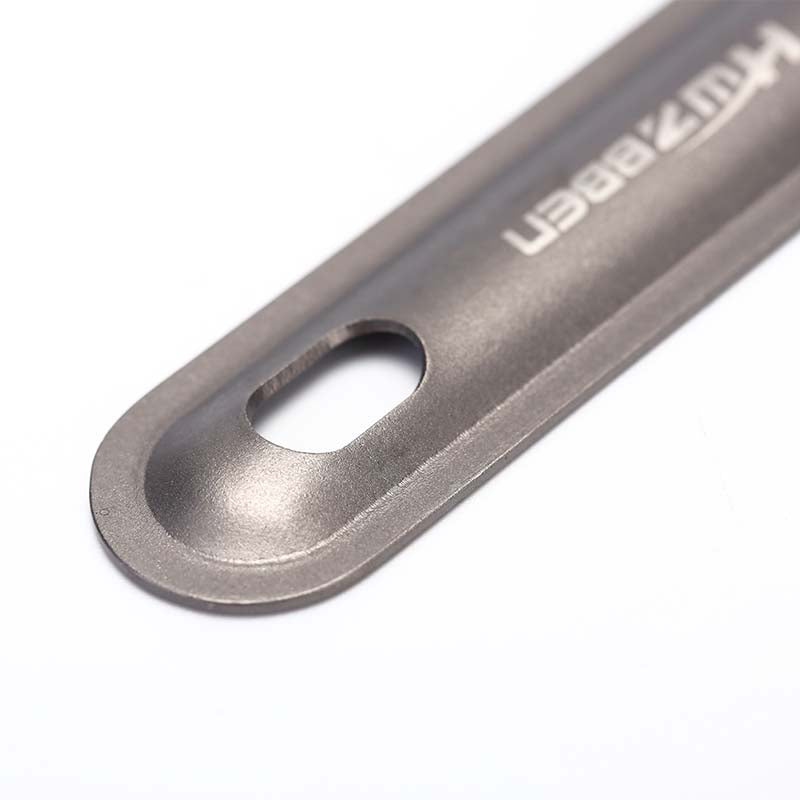 1pc Titanium Spoon Long Handle Spoon Outdoor Camping Tableware